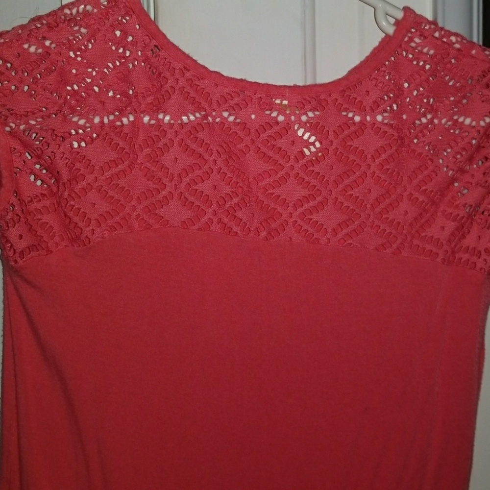 Orange, pink T- shirt - Picture 2 of 2